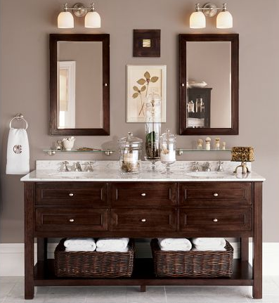 organize bathroom