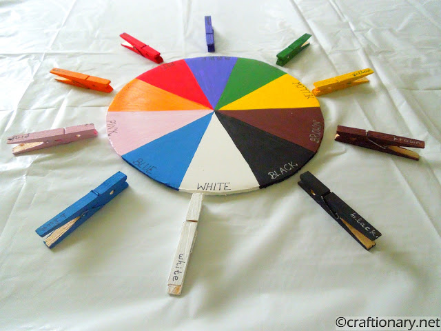 color wheel teaching kids all about colors