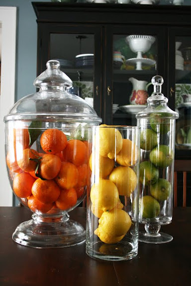 decorate with fruits