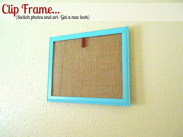 photo-display-frame burlap display frame