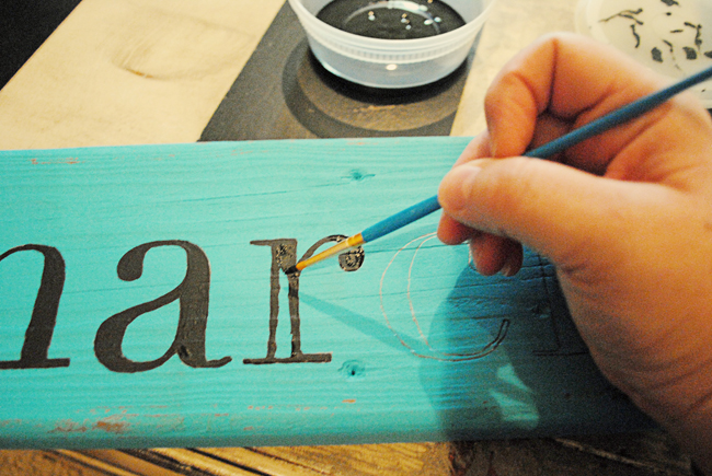 Hand Painted Kitchen Sign Board- Tutorial (Guest Post) - Craftionary