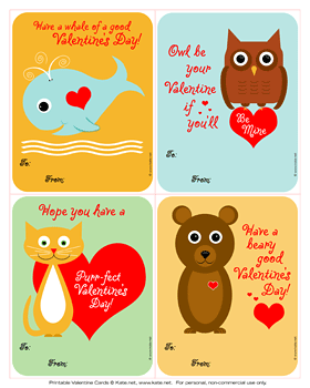 Free Printable Valentine's Day Cards