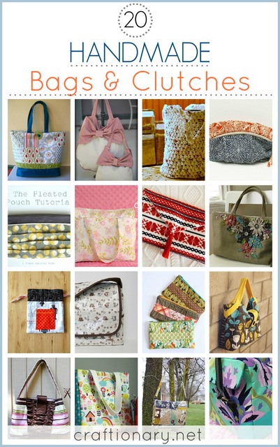 40 Handmade Bags and Purses best tutorial to make and sell