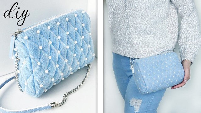 handmade jeans recycle purse