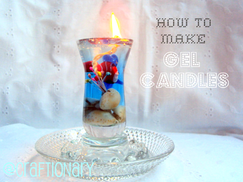 Make Easy Gel Wax Candle (tutorial) - Craftionary