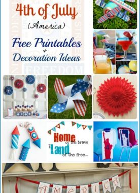50 Independence Day July 4th Free Printables