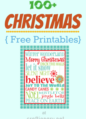100 Best Christmas Ideas (Free Printables) {2}