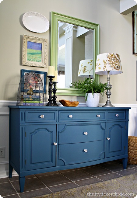 Gorgeous Royal Blue Furniture Paint