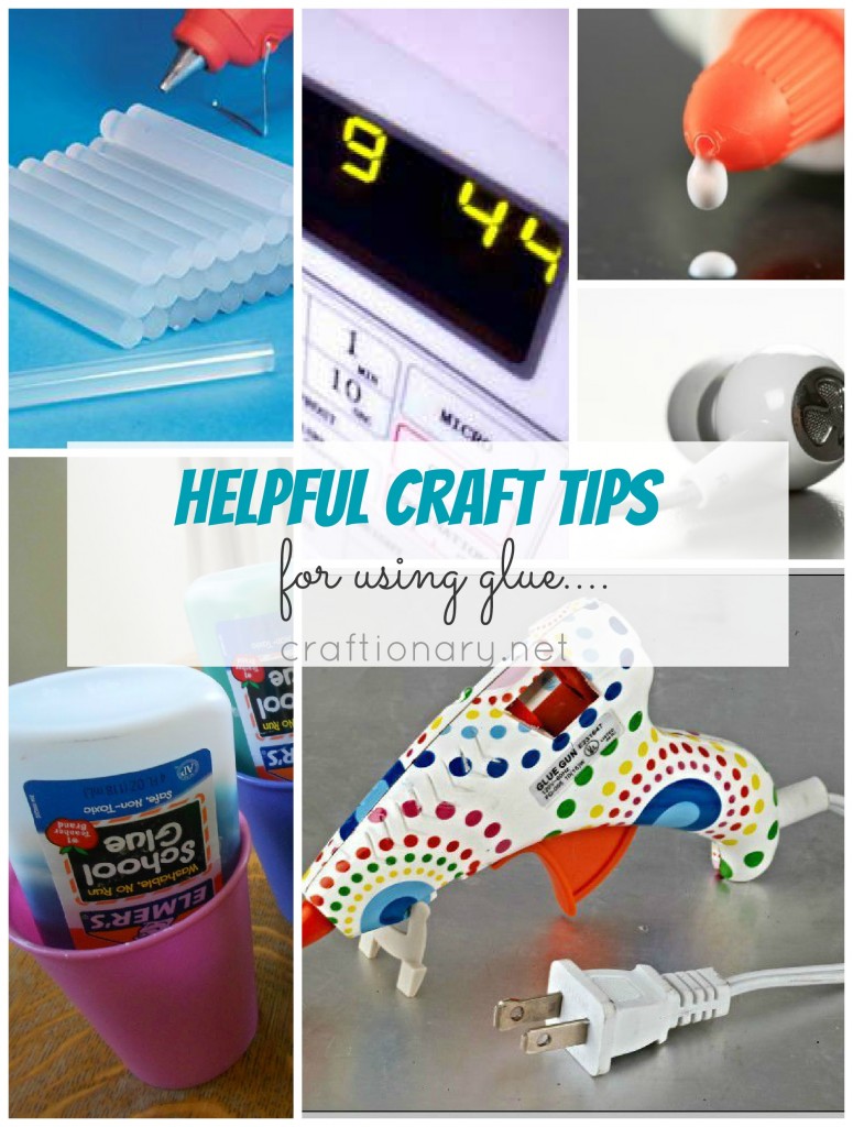 craft tips hot glue