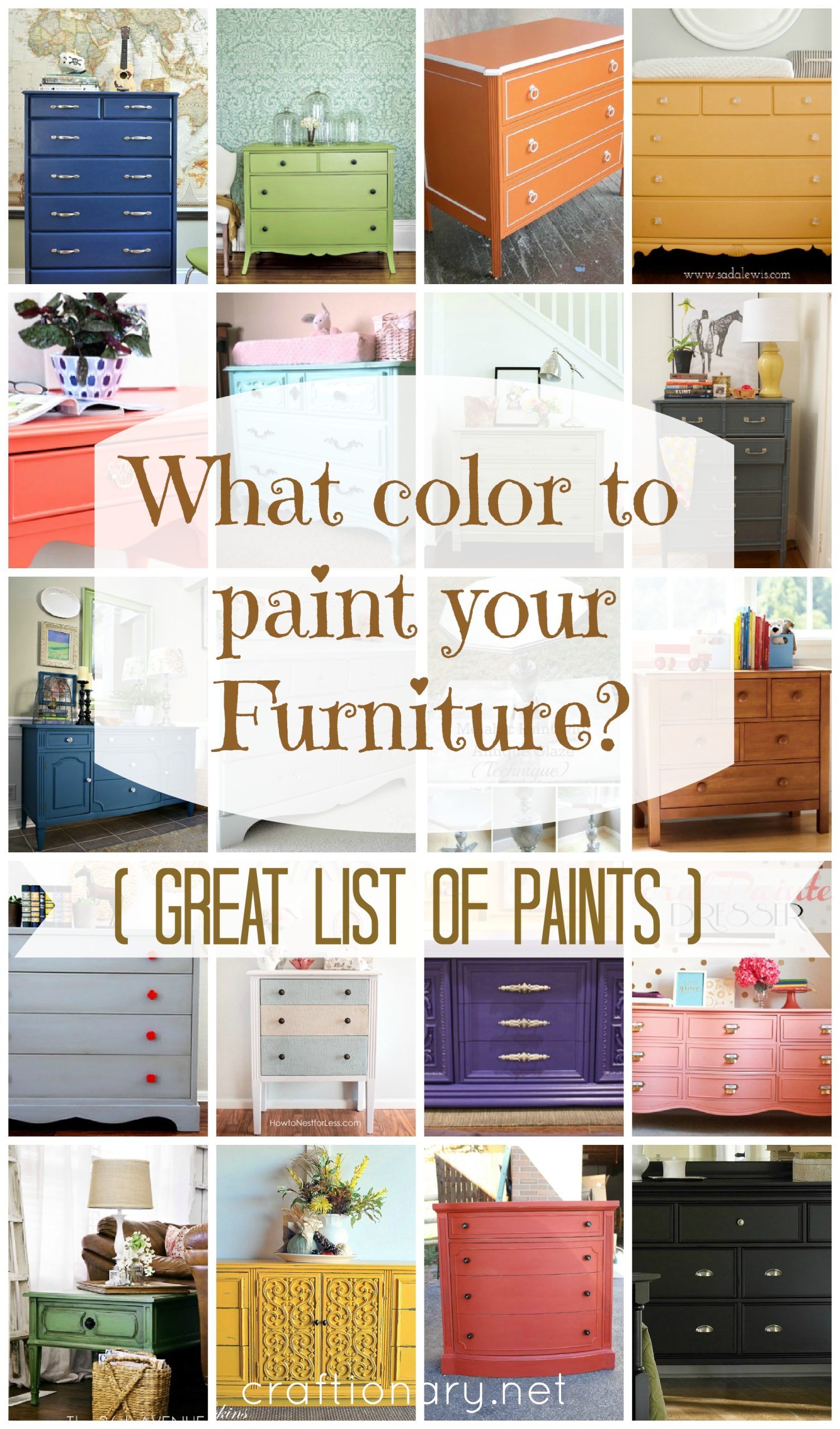 What color to paint your furniture? (25 DIY Projects) Craftionary