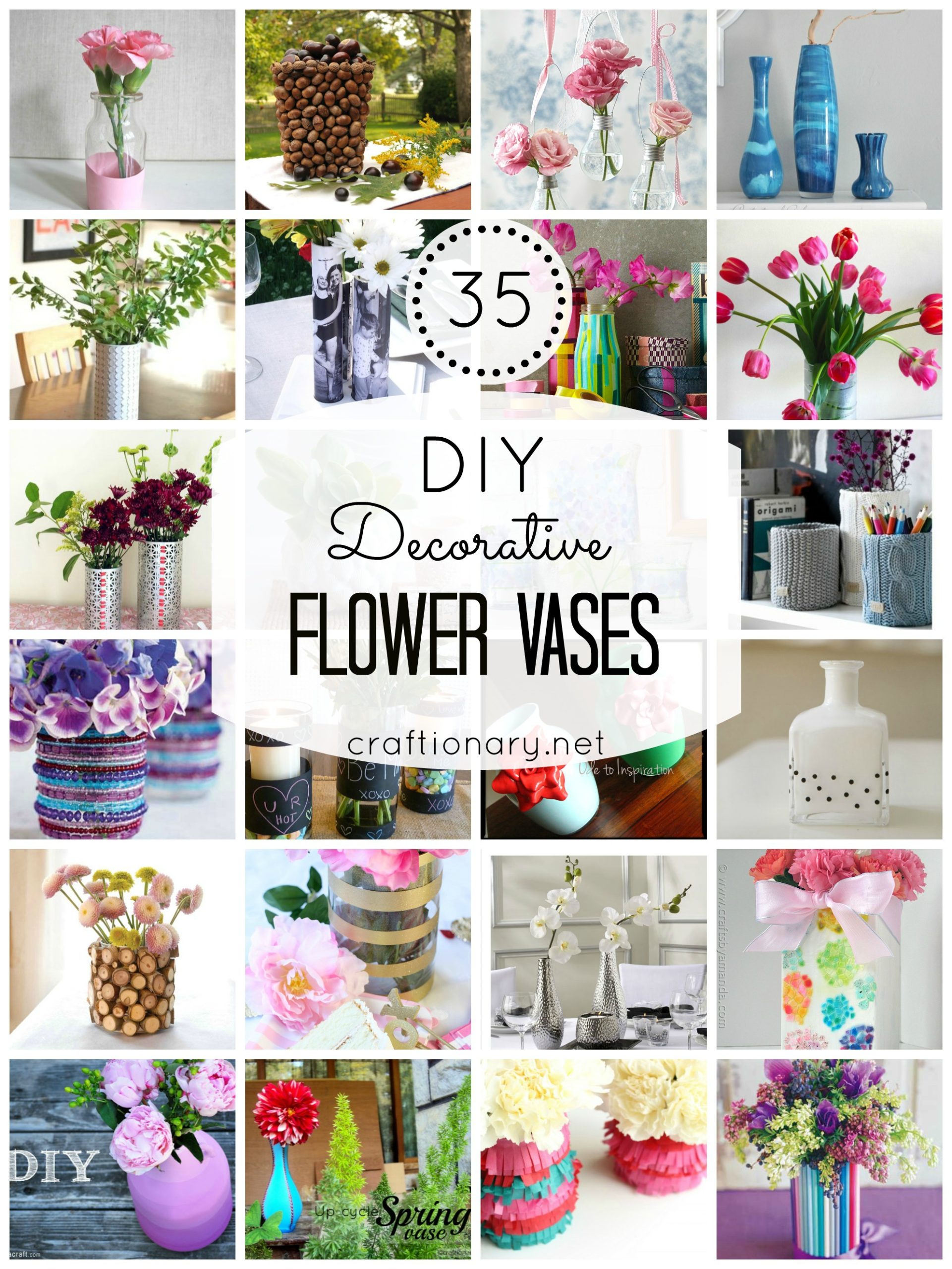 Homemade Flower Vase Ideas