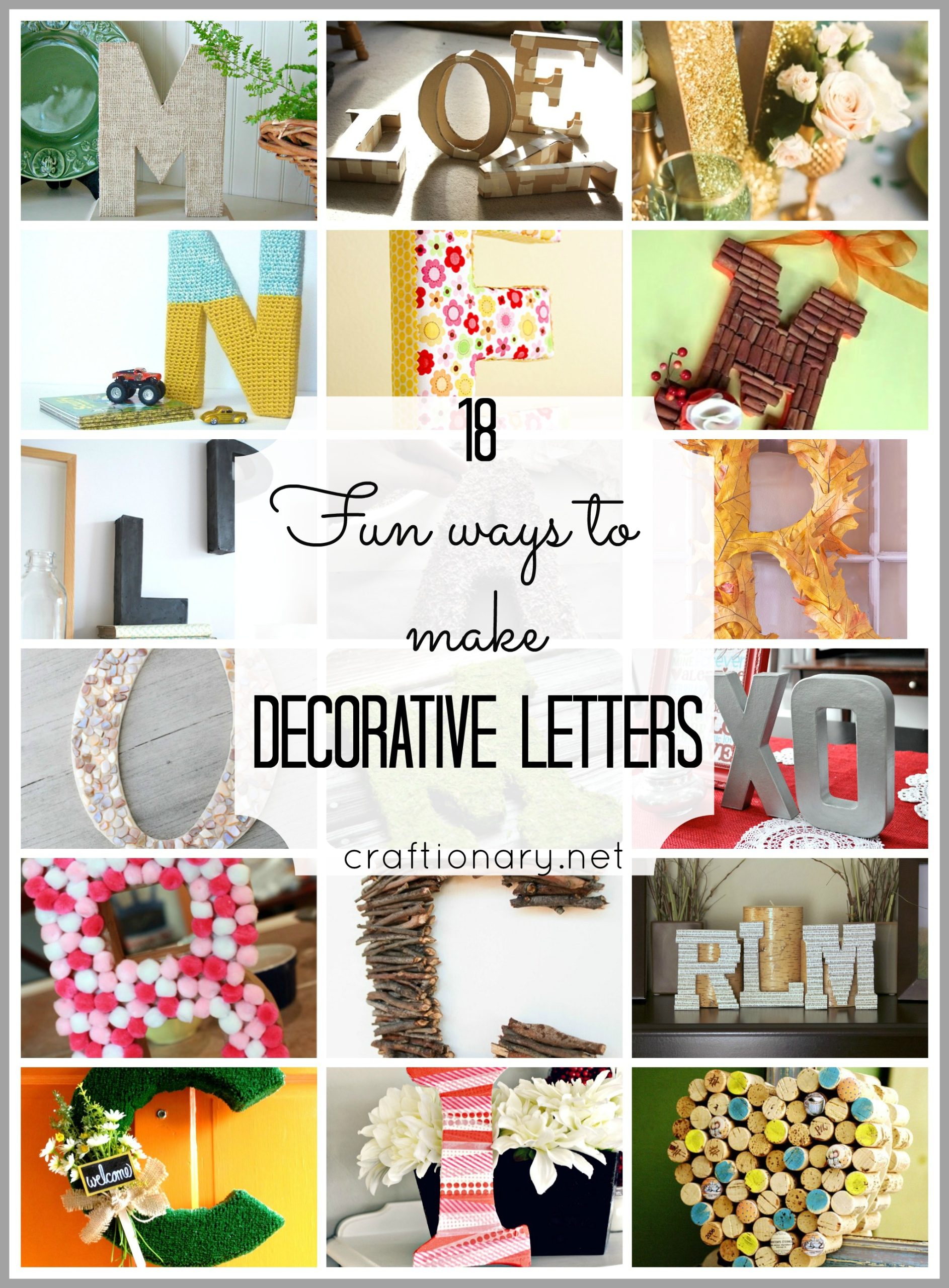 3 Amazing Wooden Letter Craft Ideas, Wood, D.I.Y.