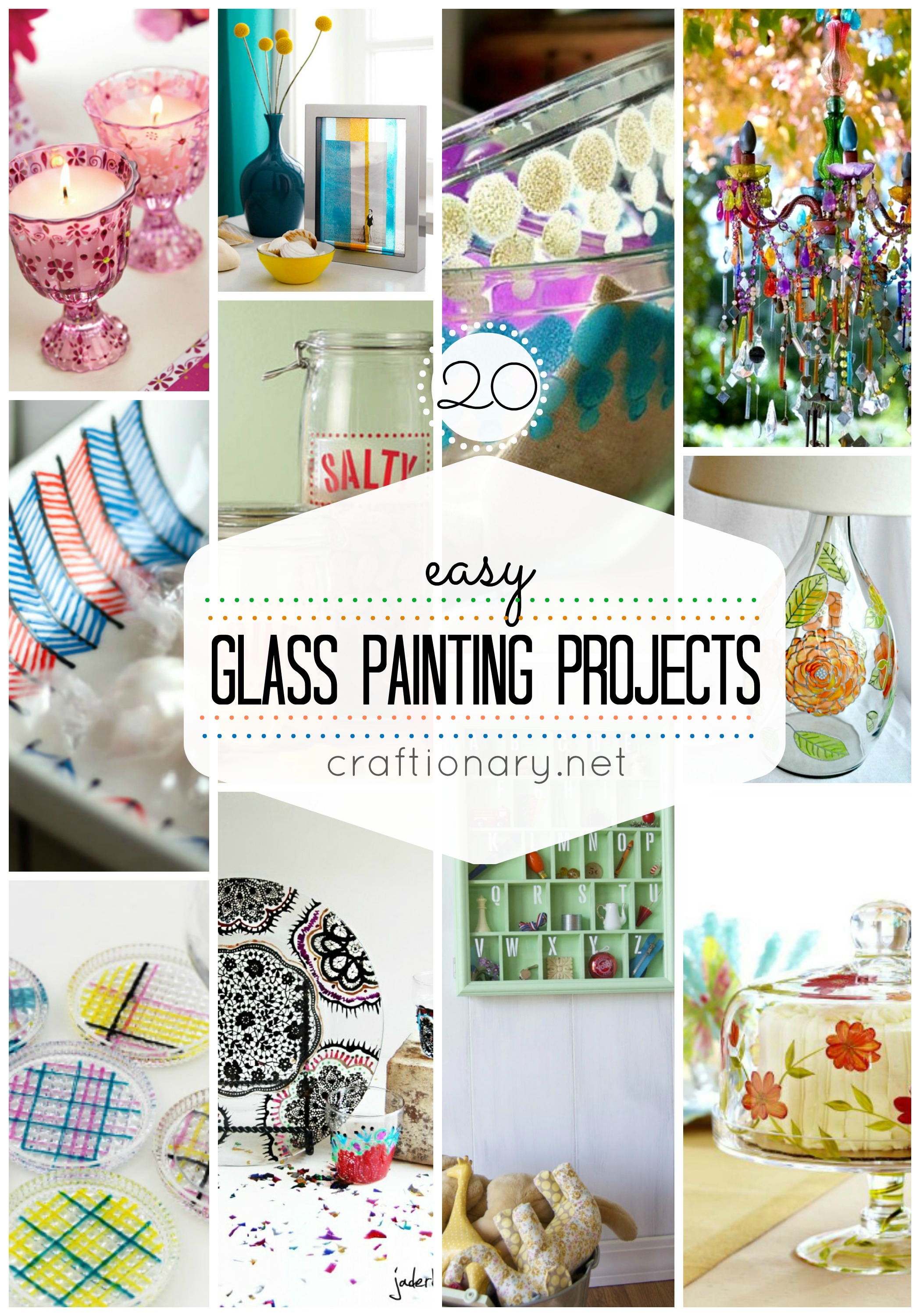 20 Glass Painting Projects Diy Easy Glass Paint Craftionary