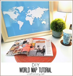 DIY world map