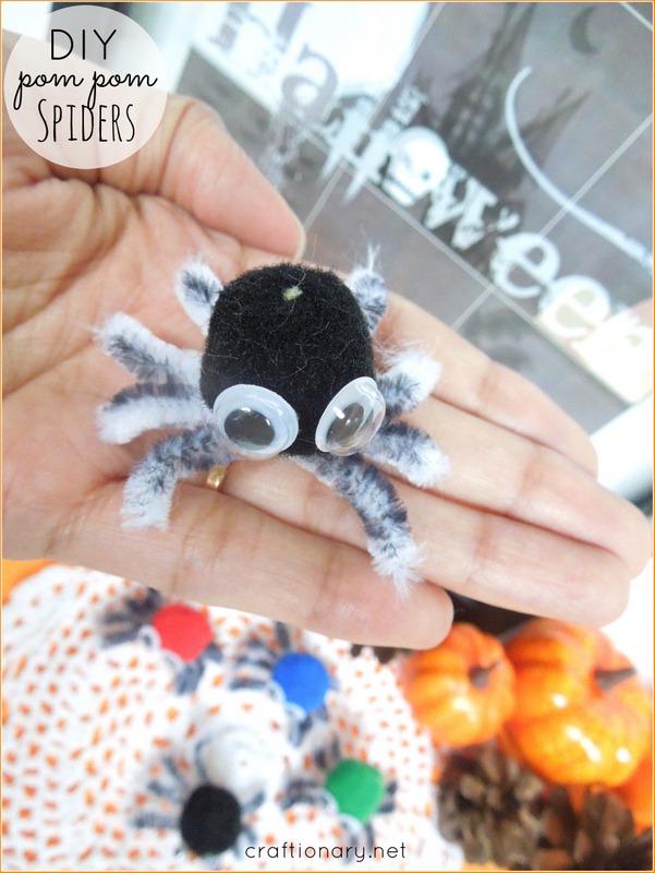 How to make easy pipe cleaner spiders - Hope Blog
