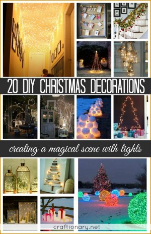 Decorating with lights - 20 DIY String Light Projects - Craftionary