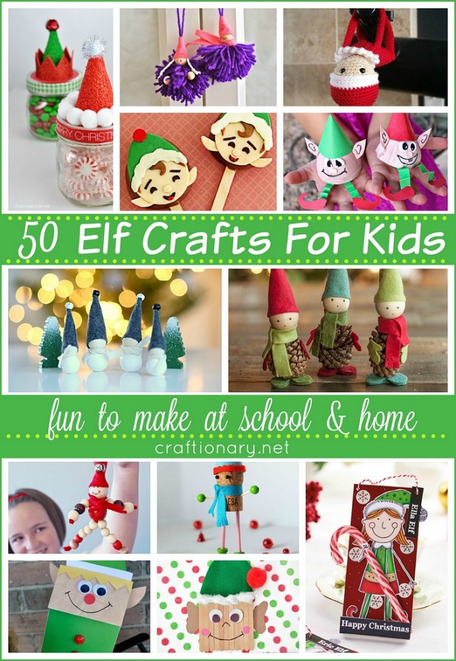 7 Easy Elf Crafts for Kids to Make Before Holiday Break