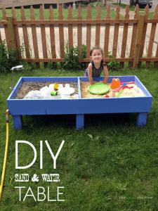 diy sand and water table