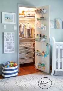 DIY closet organization for kids in a small or big bedroom