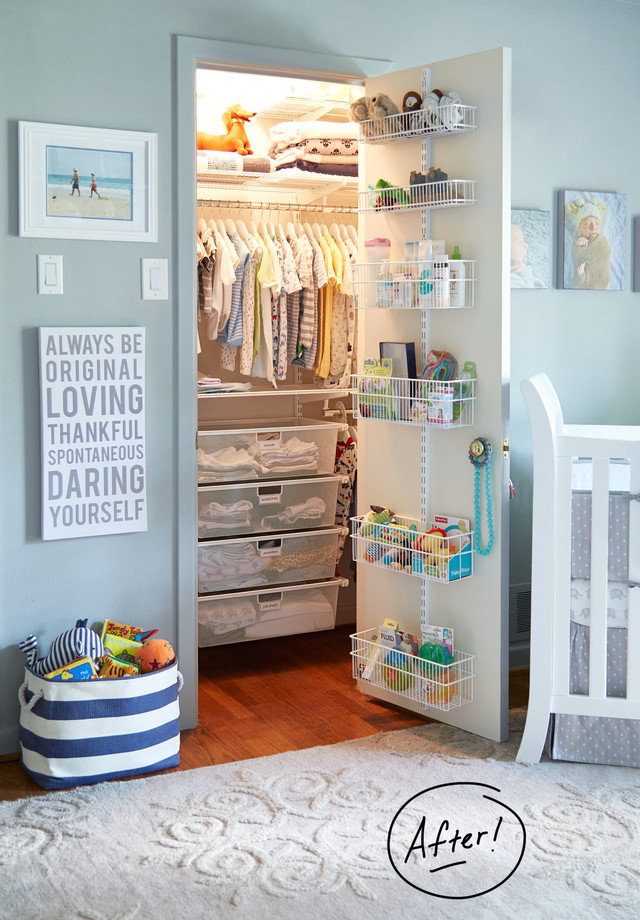 How to Organize Kids Bedroom Closets - Design Improvised