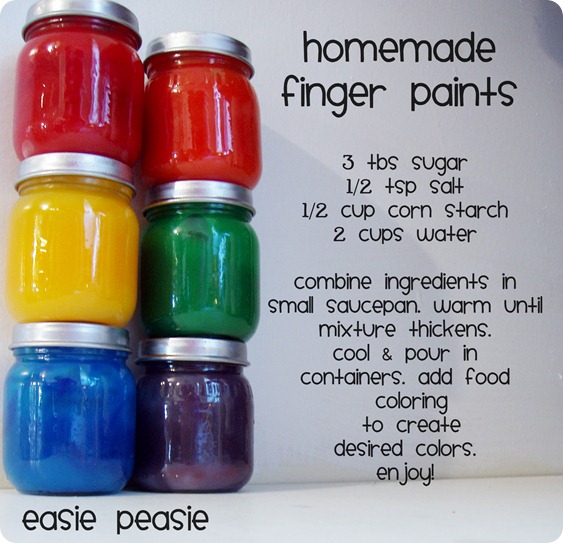 Kid's Homemade Paint - 3 Simple Ingredients! - Happy Money Saver