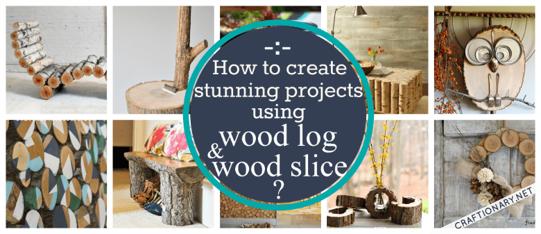 wooden logs for decoration