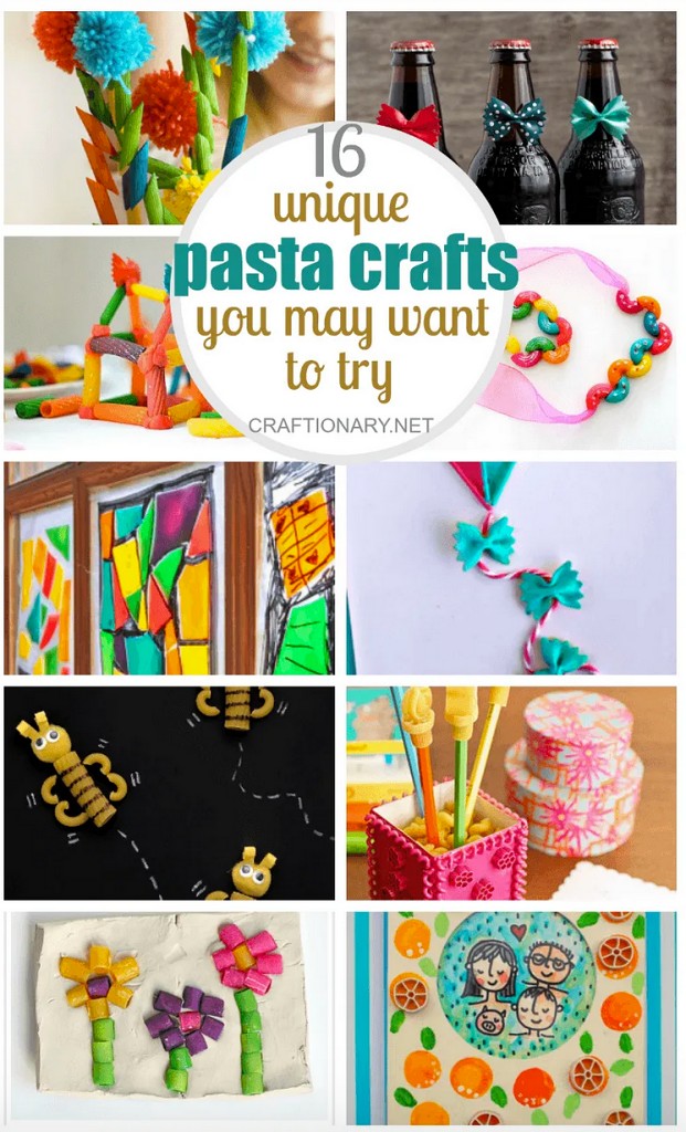 16 Unique Pasta Crafts you may want to try Craftionary