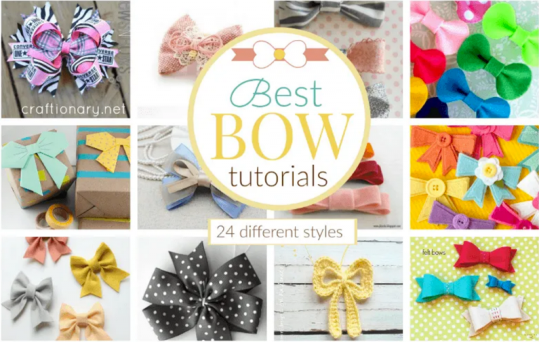 Best bow tutorials - learn to make stylish bows