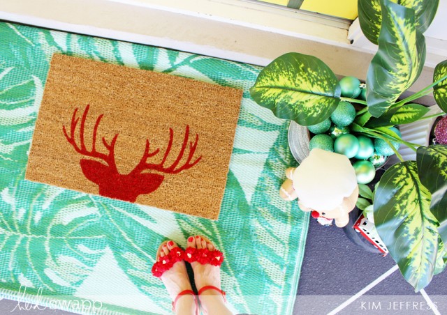 Make colorful large coir doormat for a welcoming entrance - Craftionary