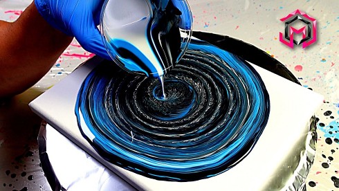 How to Make Amazing Ocean Art with Acrylic Pour Painting - art u