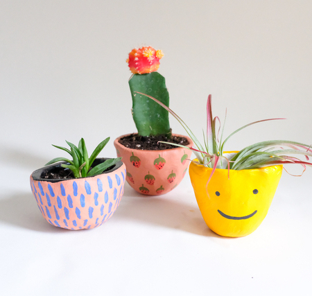 Adorable Painted Pot Holders Craft