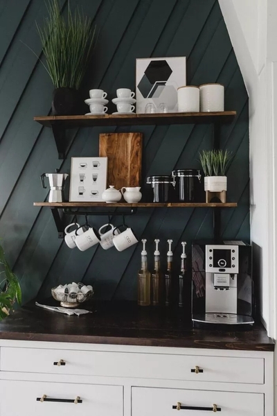 DIY Coffee Bar Ideas - Convert An Old Dresser or Table! - Thrifty
