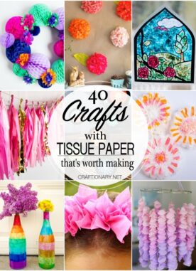 40 Decorative Tissue Paper Crafts you’ll love