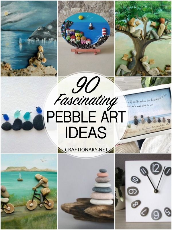 90 Pebble Art Ideas - Stone and Rock Crafts for Home and Gifts