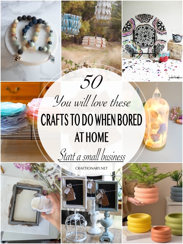 Easy Crafts To Do When Bored At Home for Adults - Craftionary