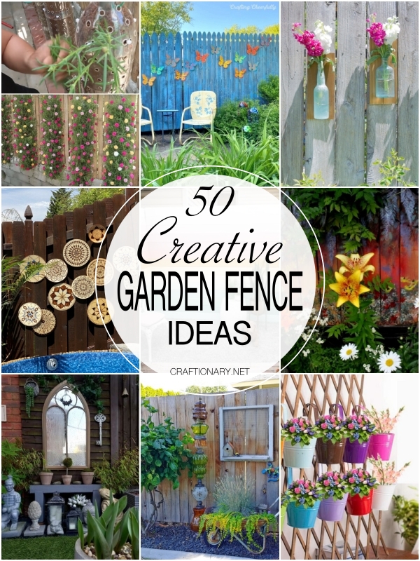 creative garden fence ideas