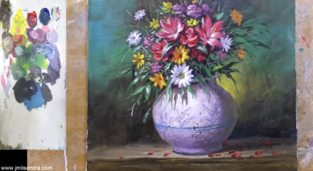 50 Easy Acrylic Paintings of Flowers for Beginners - Craftionary