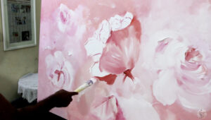 large-rose-painting