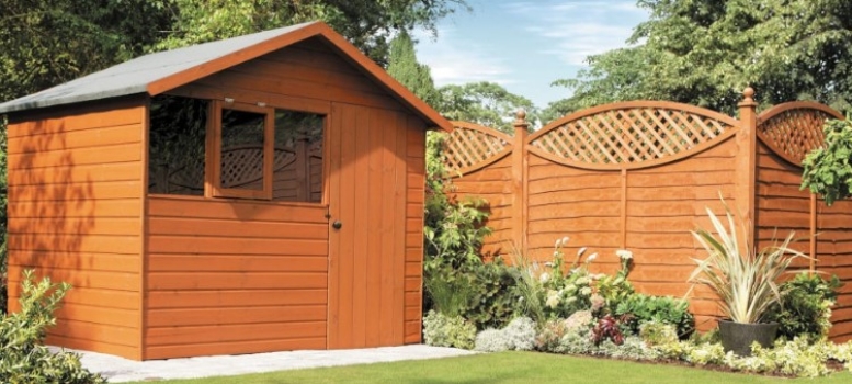 Preparing & painting a garden shed