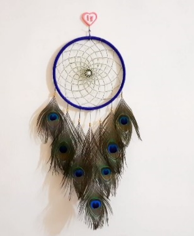 Peacock Feather Dream Catcher