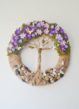 Tree Of Life Wreath – A Burlap DIY Project