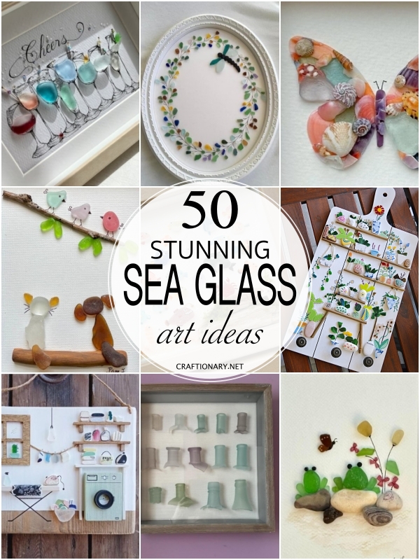 Sea Glass Art Ideas and Projects