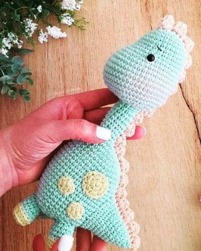 Brachiosaurus amigurumi dinosaur