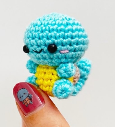 Tiny Squirtle Amigurumi Crochet