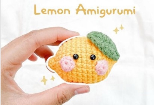 crochet lemon amigurumi