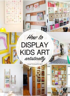 Best ideas to display kids art at home