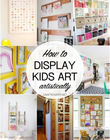 Best ideas to display kids art at home
