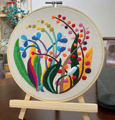 Beginner-Abstract-Flower-Embroidery-Starter-kit