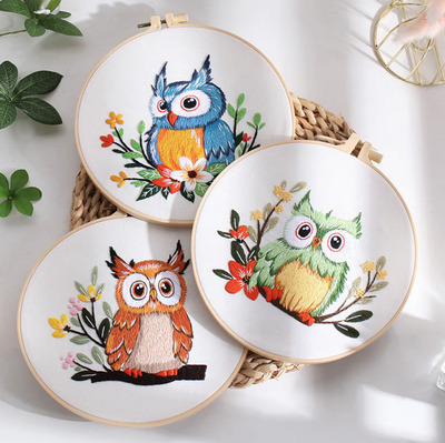 Beginners-Cute-Owl-Embroidery-Kit