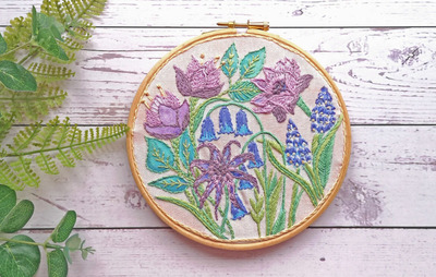 Bluebells-Floral-Hand-Embroidery-Kit